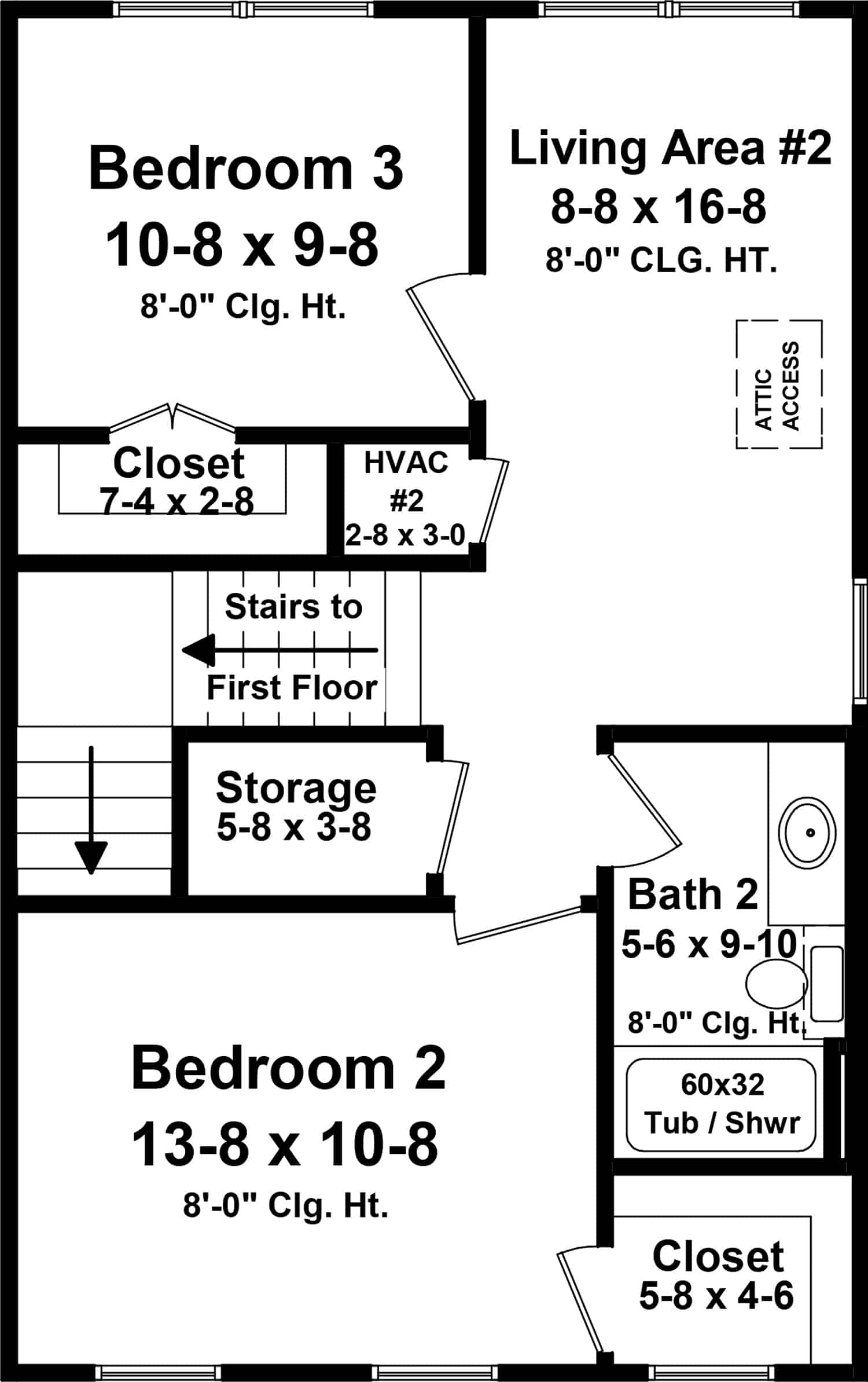 Floor Plan Second Story