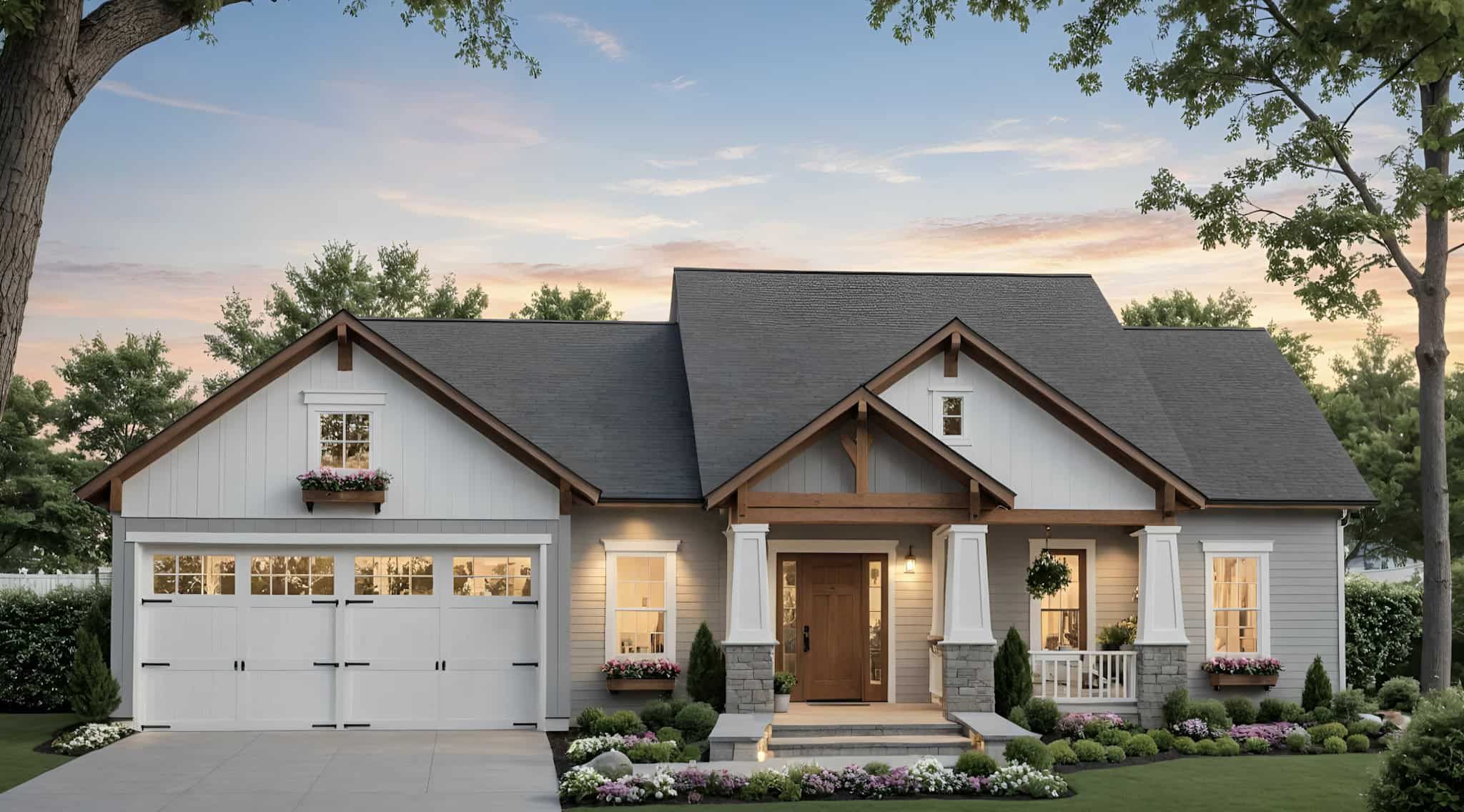 Craftsman Home Plan - 3 Bedrms, 2 Baths - 1509 Sq Ft - #141-1358