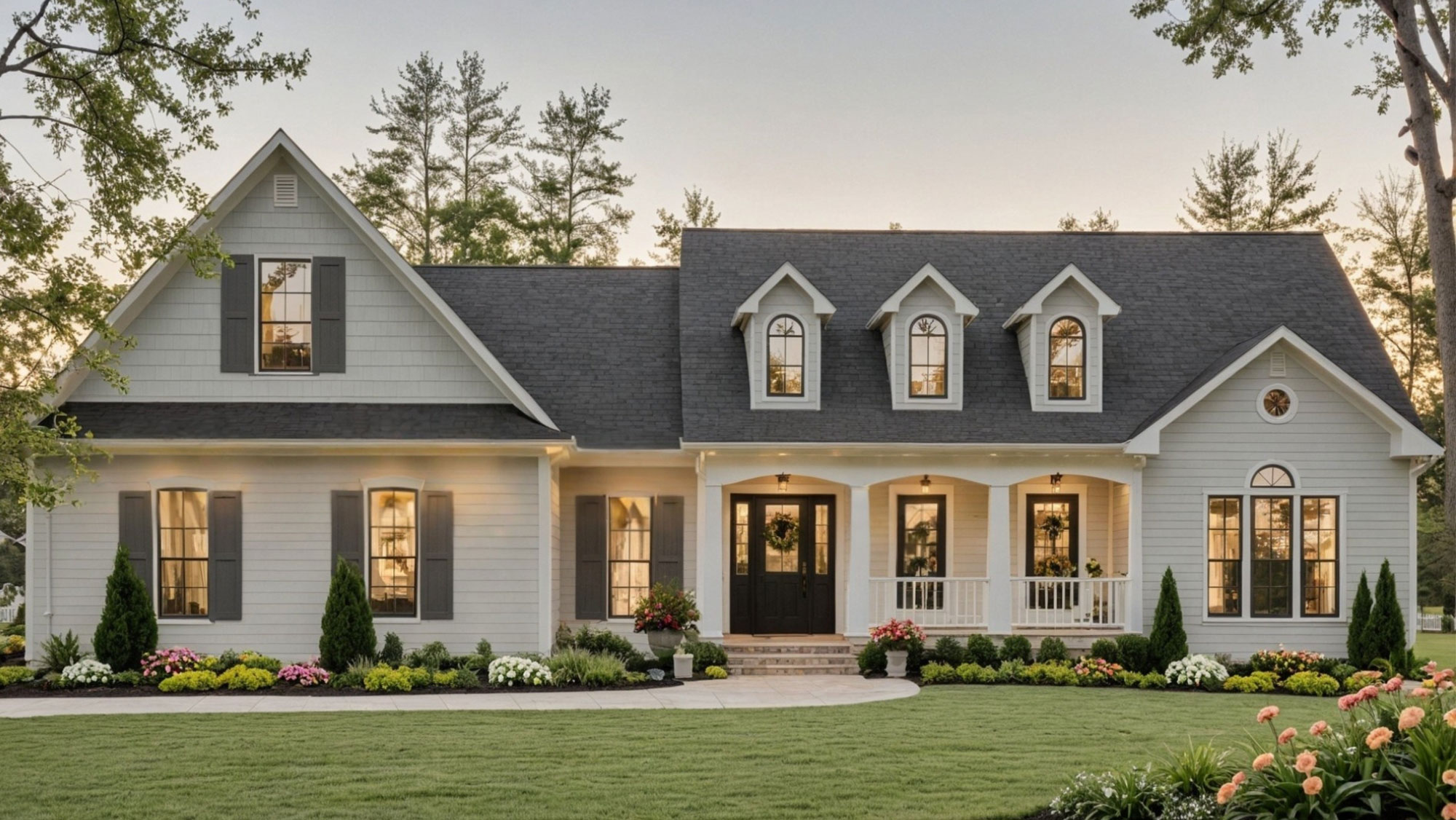 3-Bedroom, 2000 Sq Ft Modern Farmhouse Home Plan - 141-1370 - Main Exterior