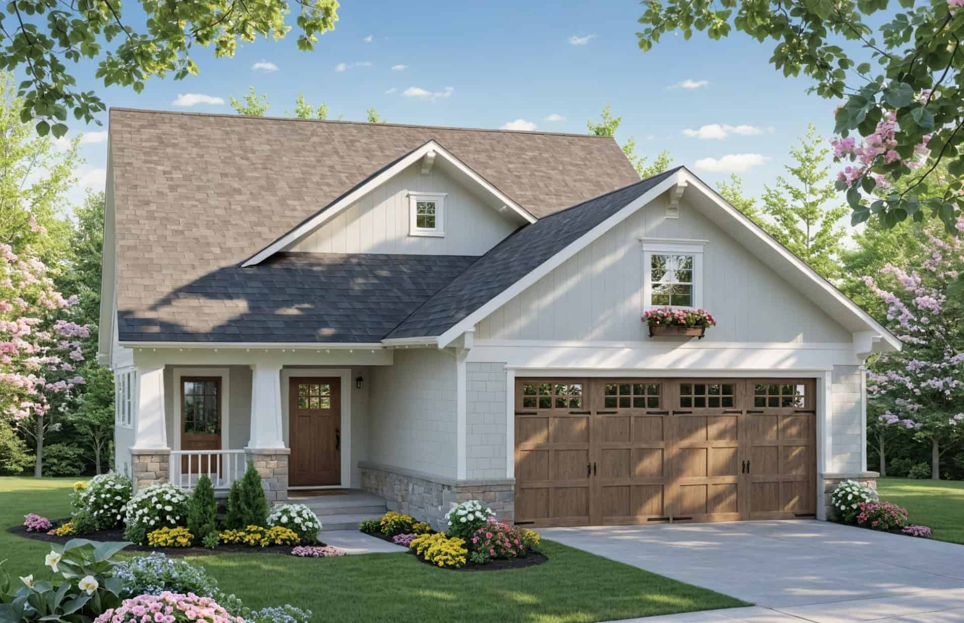 3-Bedroom, 2104 Sq Ft Craftsman House Plan - 141-1377 - Front Exterior