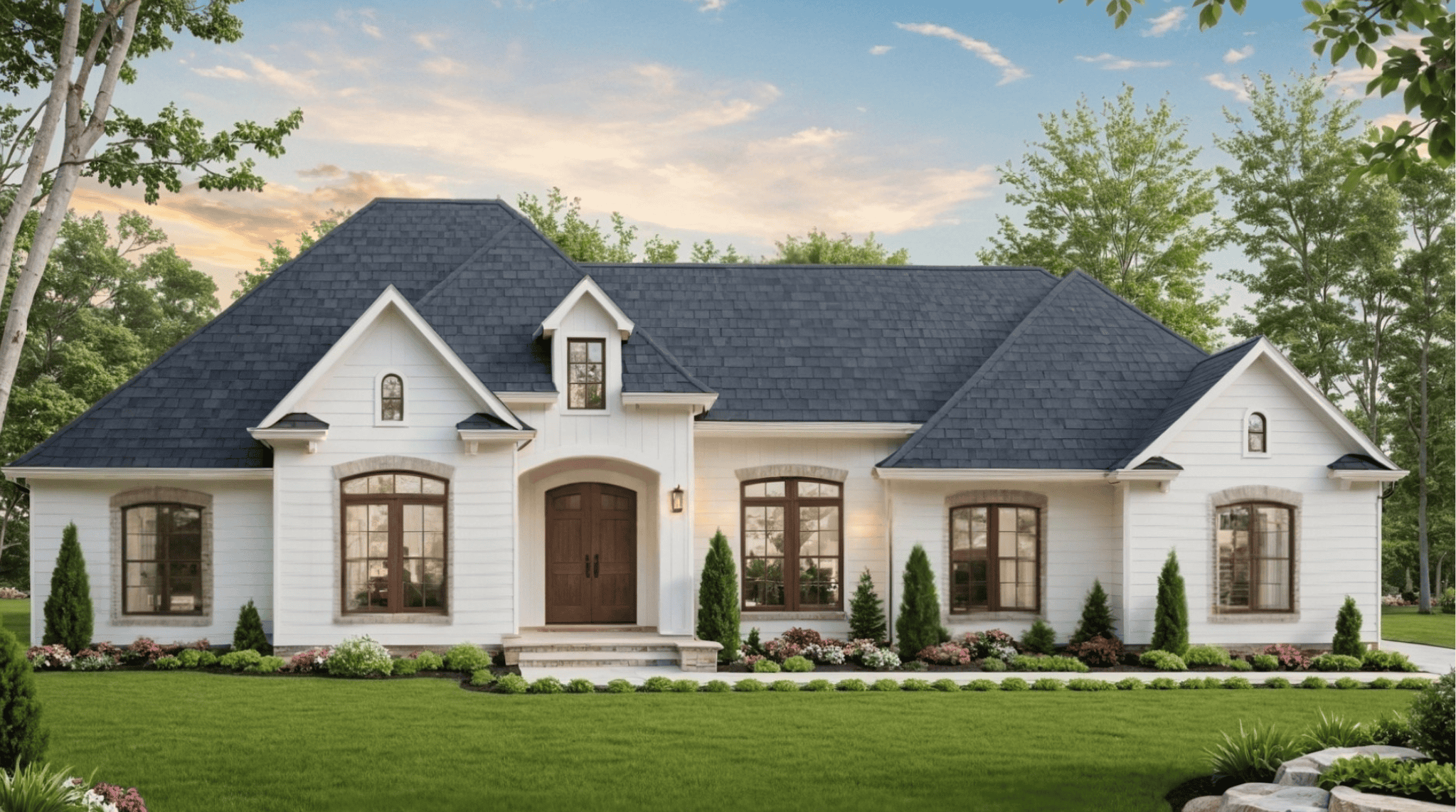 3-Bedroom, 2389 Sq Ft European Country Plan - 141-1378 - Front Exterior