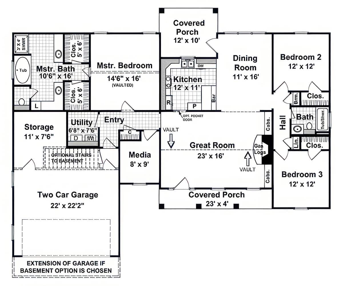 Floor Plan First Story