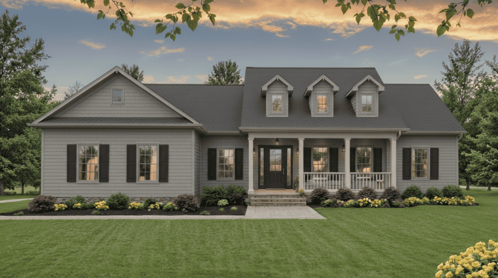 Country Home Plan - 3 Bedrms, 3 Baths - 1800 Sq Ft - #141-1424