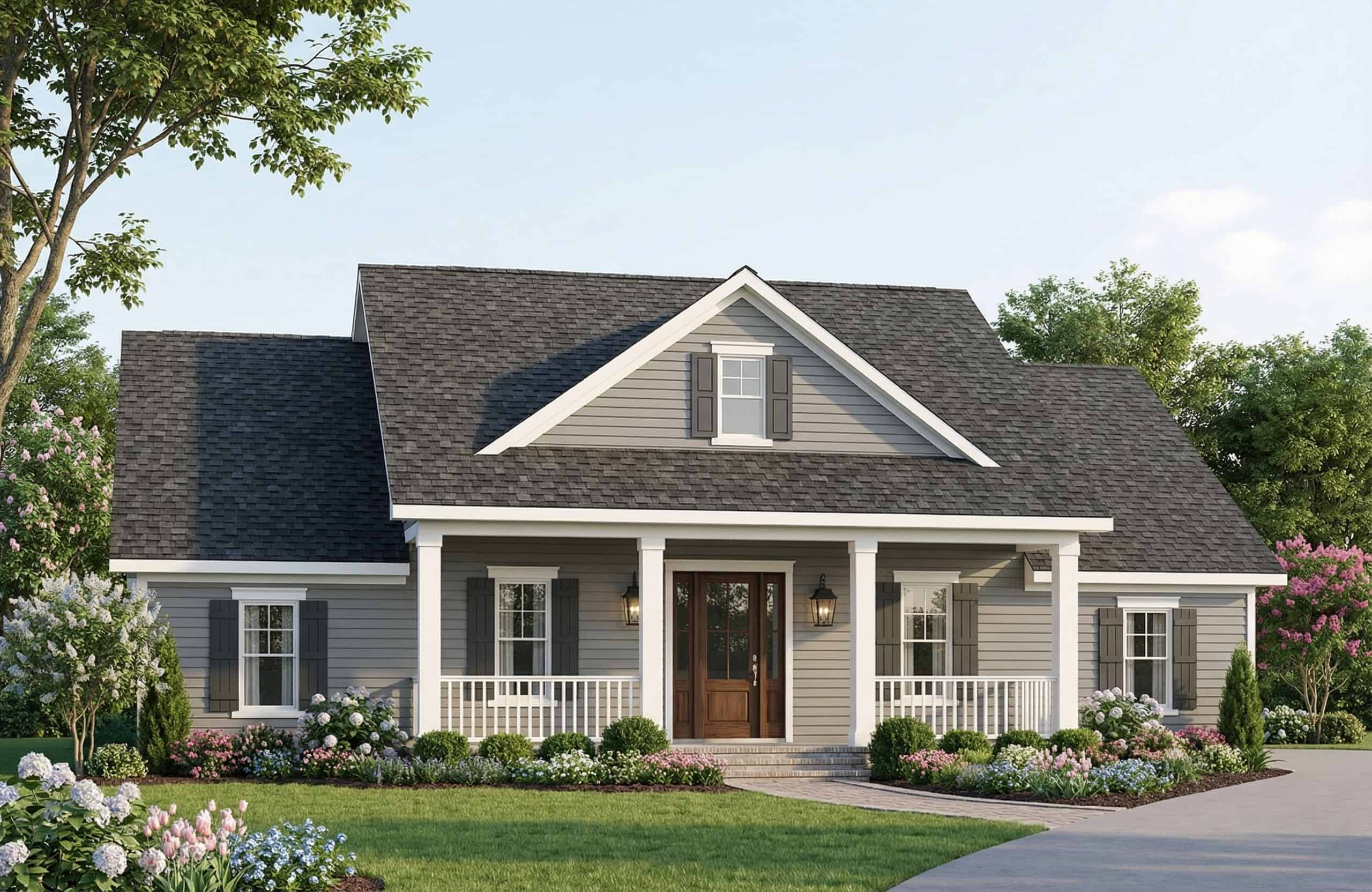 Country Home Plan - 3 Bedrms, 2.5 Baths - 1903 Sq Ft - #141-1431
