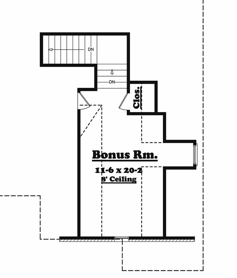 Floor Plan Bonus Room