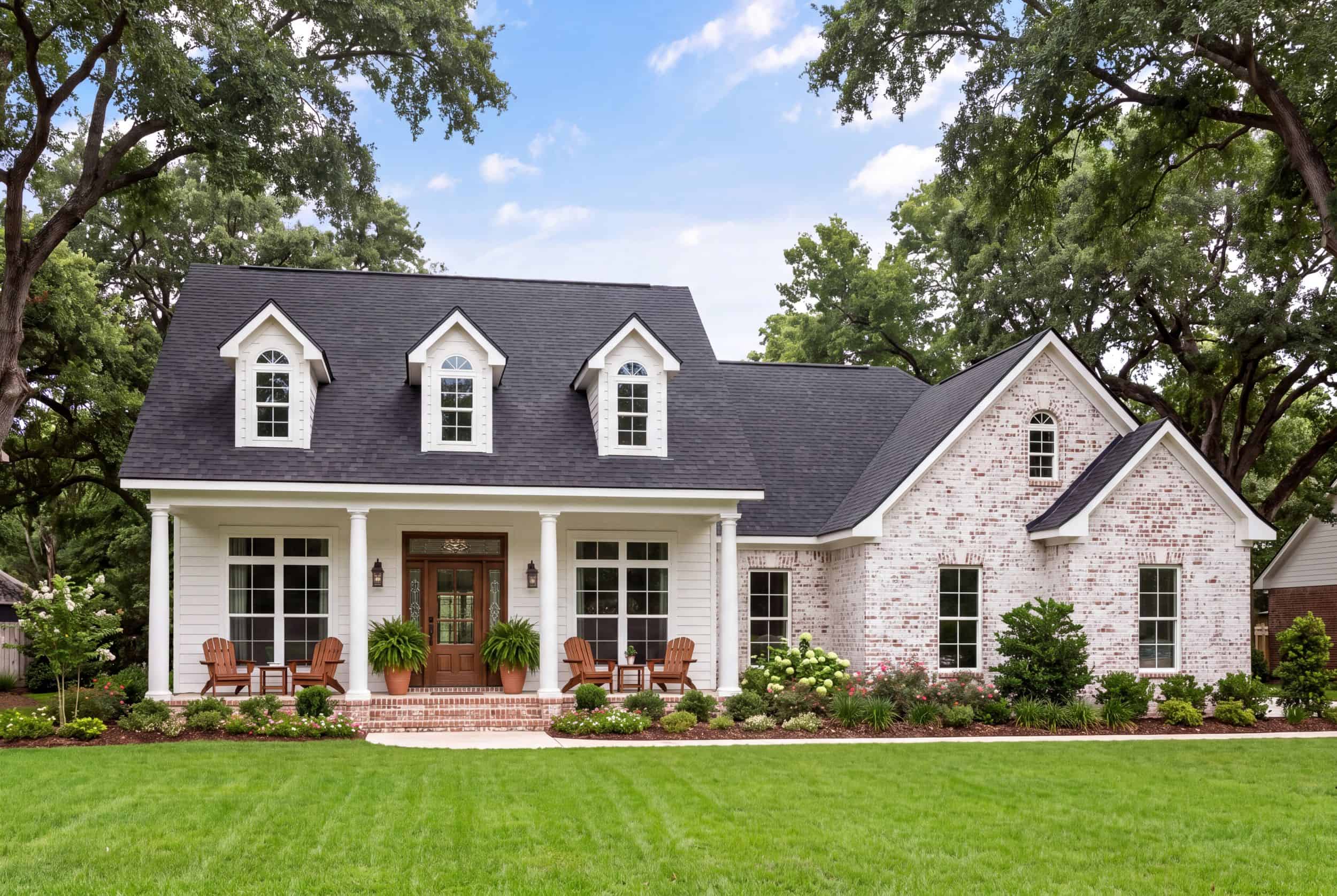 3-Bedroom, 1500 Sq Ft Country Ranch Plan - 142-1013 - Front Exterior