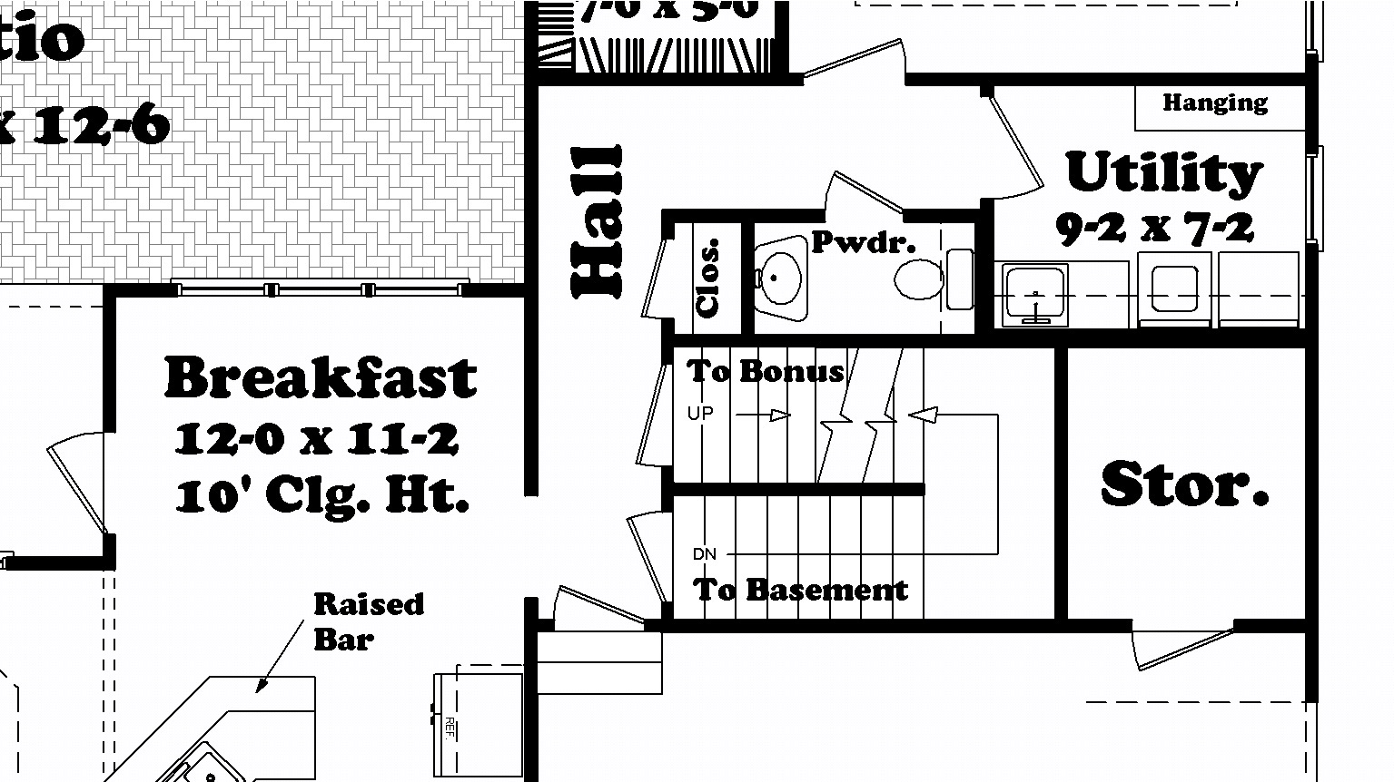 Basement Option Stair Location