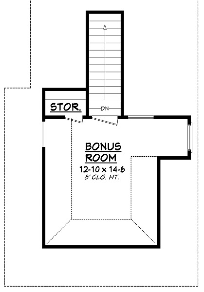Floor Plan Bonus Room