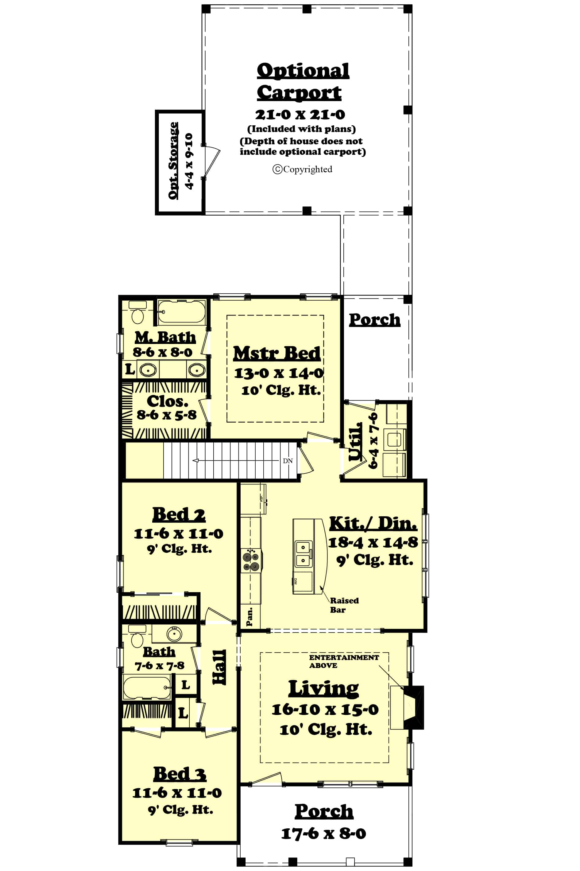 Basement Option Stair Location