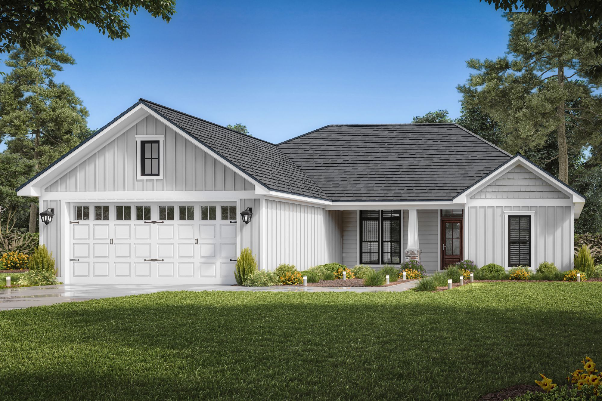 3-Bedroom, 1569 Sq Ft Craftsman Home - Plan #142-1061 - Main Exterior