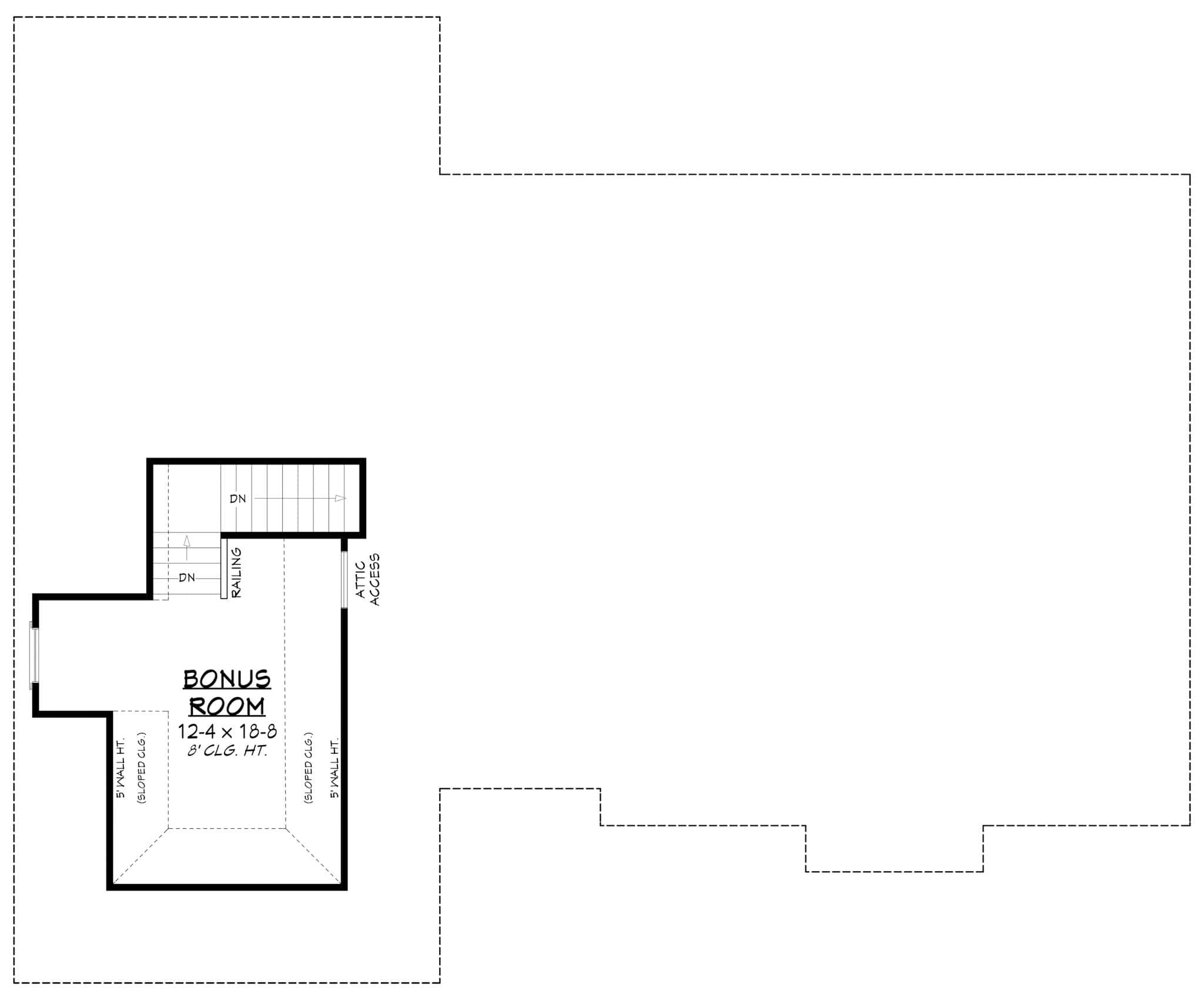 Floor Plan Bonus Room
