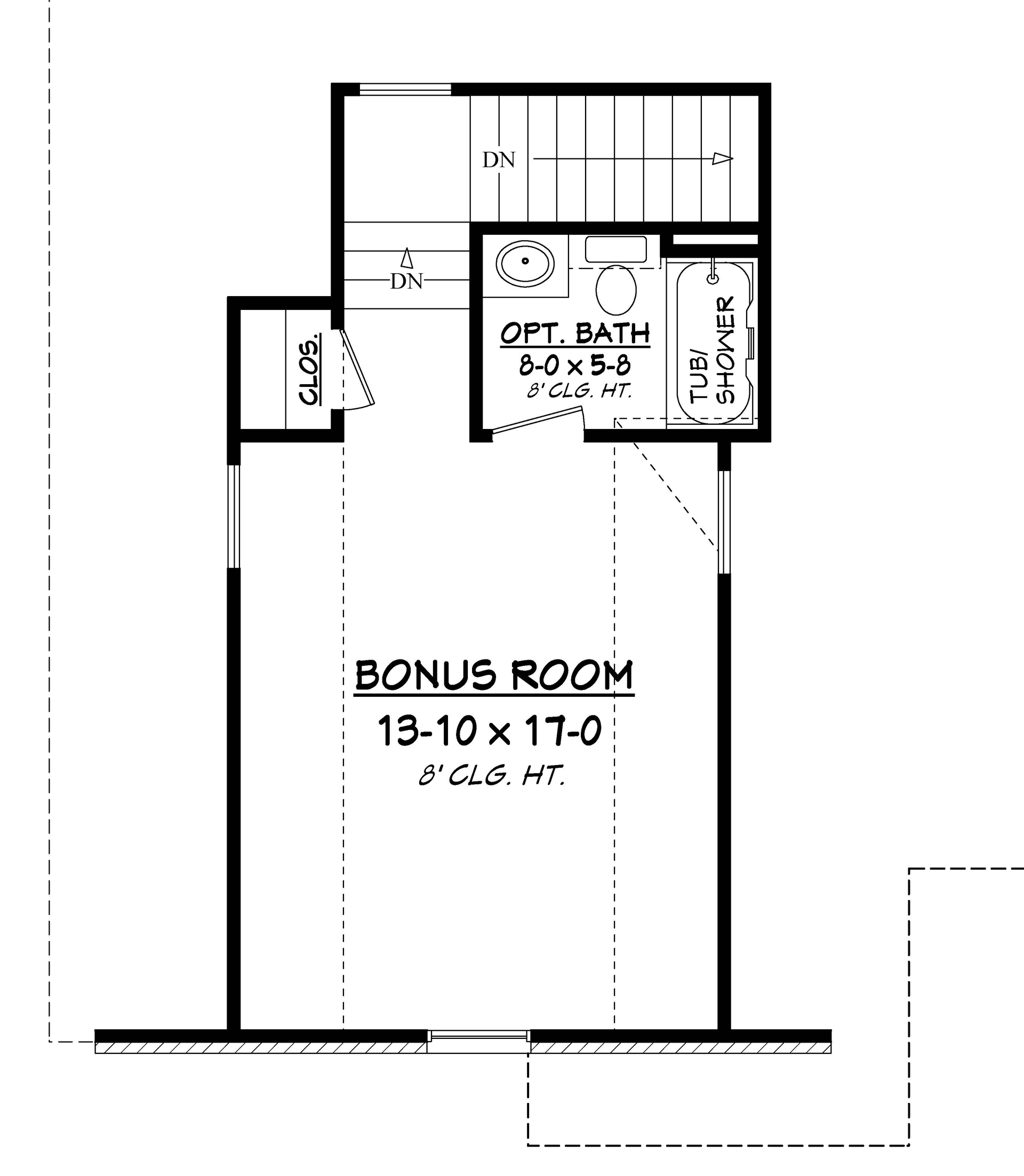 Floor Plan Bonus Room