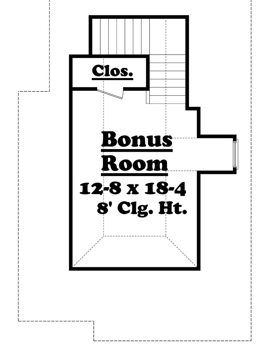 Floor Plan Bonus Room