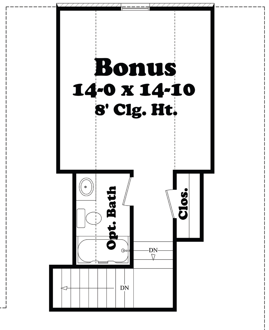 Floor Plan Bonus Room