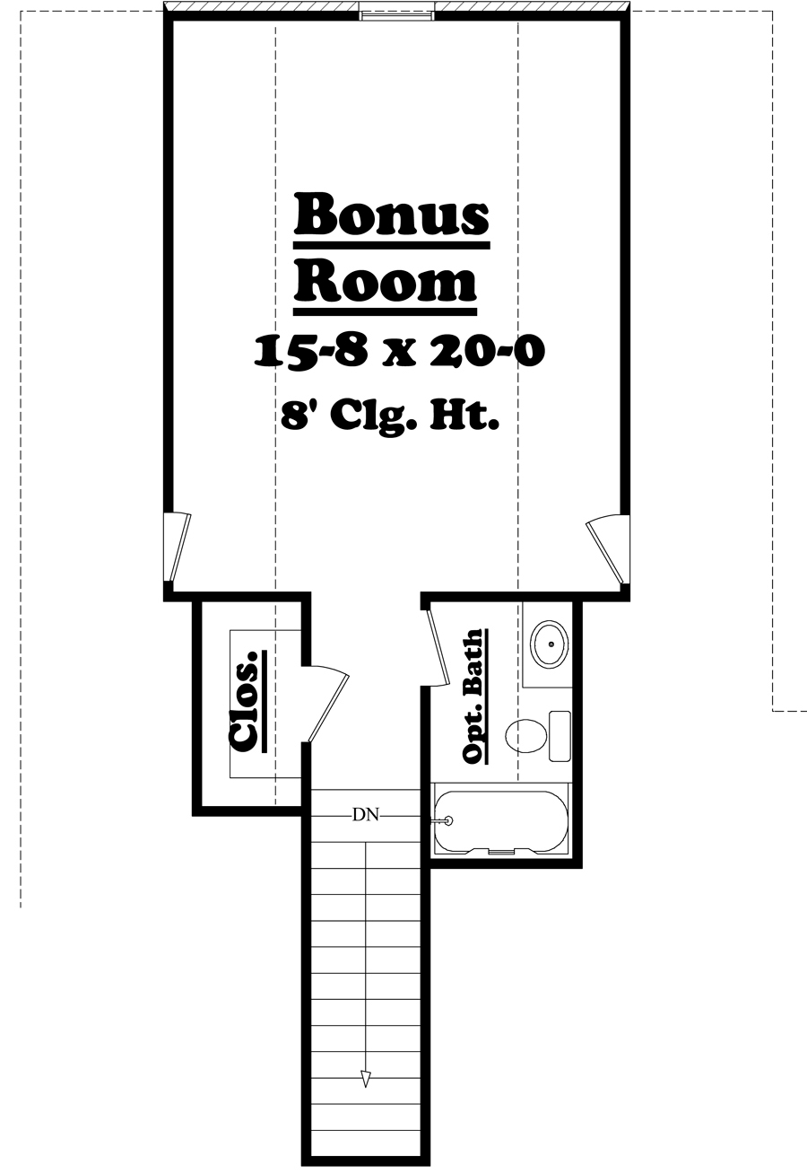 Floor Plan Bonus Room