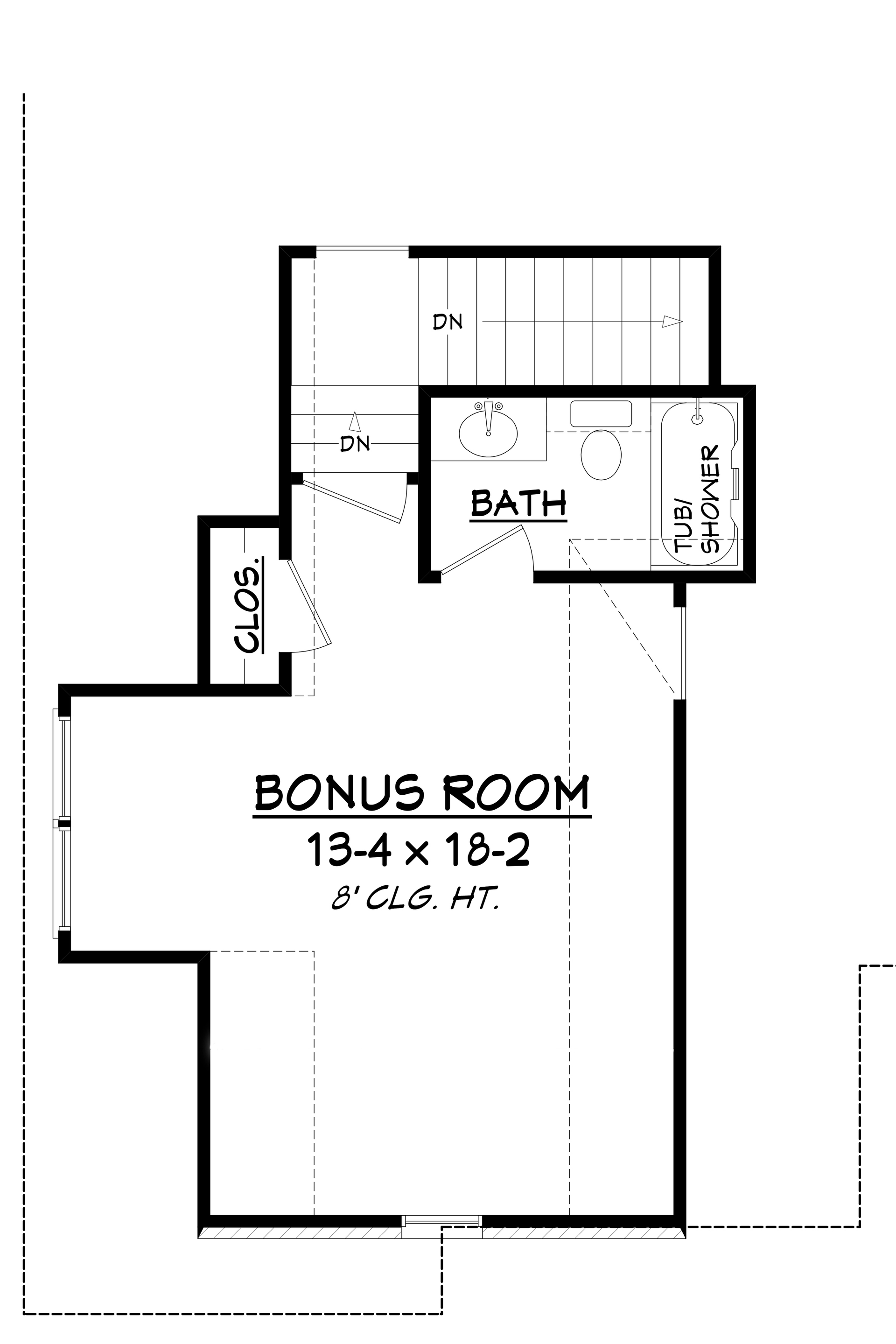 Floor Plan Bonus Room