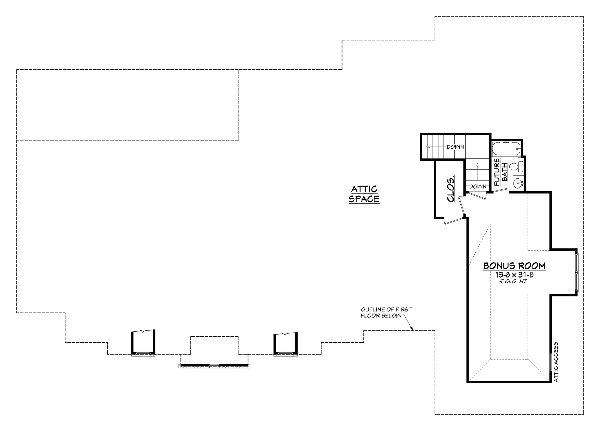 Floor Plan Bonus Room