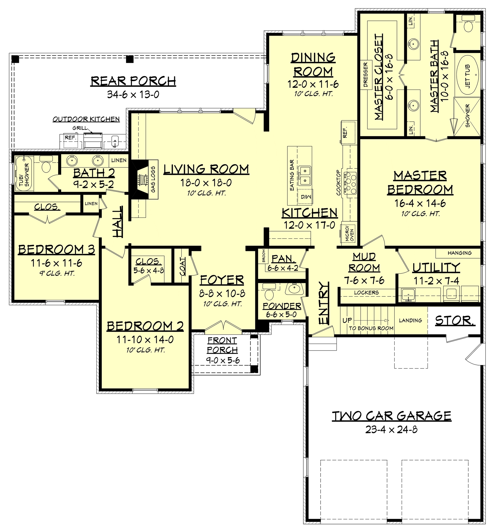 Floor Plan Main Level