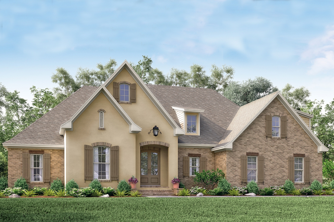3-5 Bedroom, 2210 Sq Ft Acadian Home Plan - 142-1154 - Main Exterior