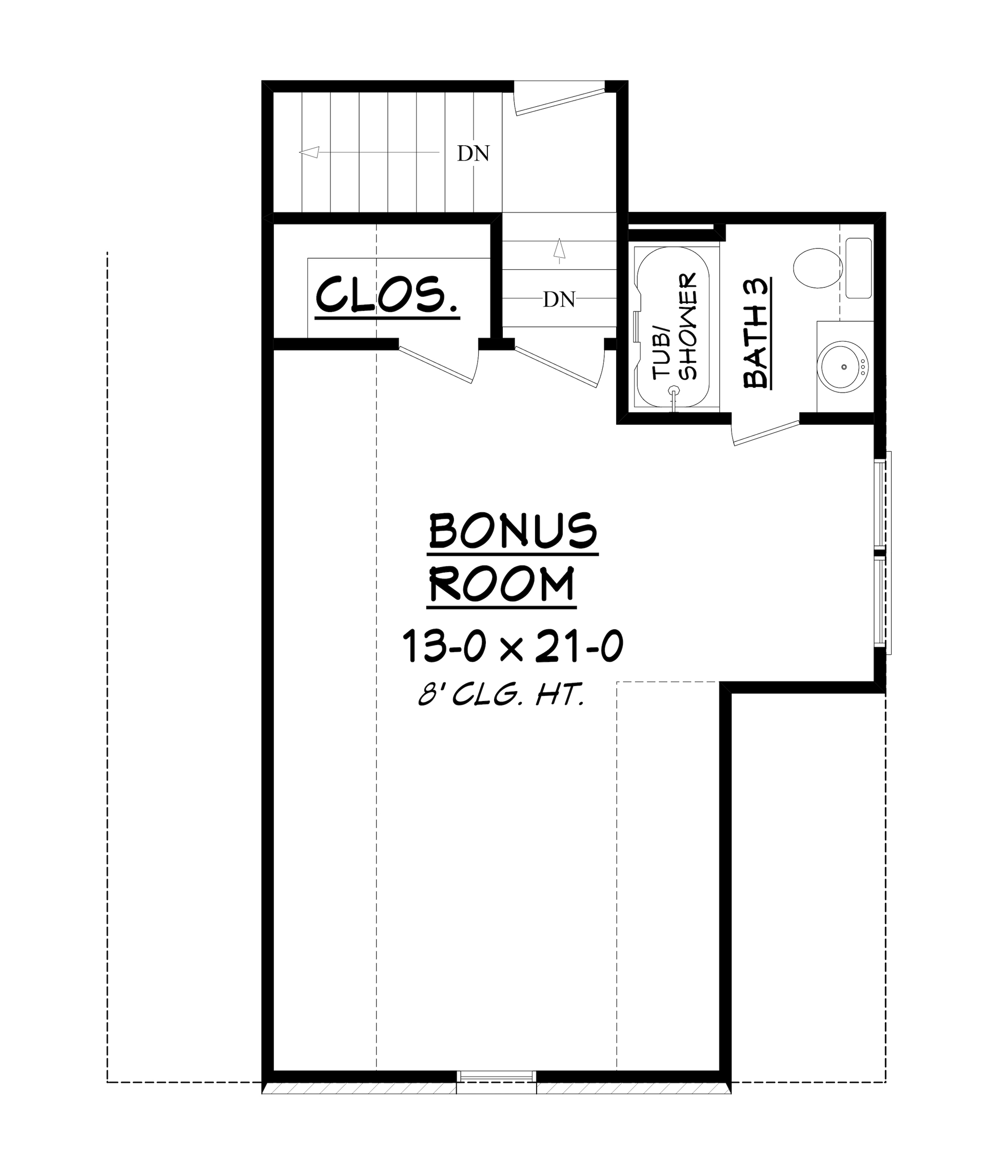 Floor Plan Bonus Room