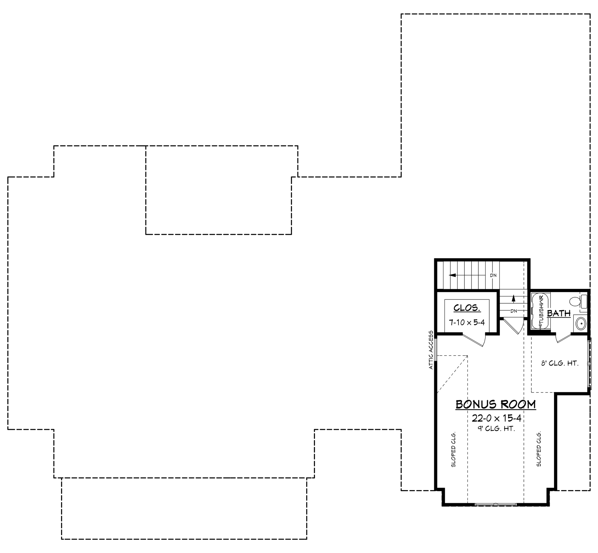 Floor Plan Bonus Room