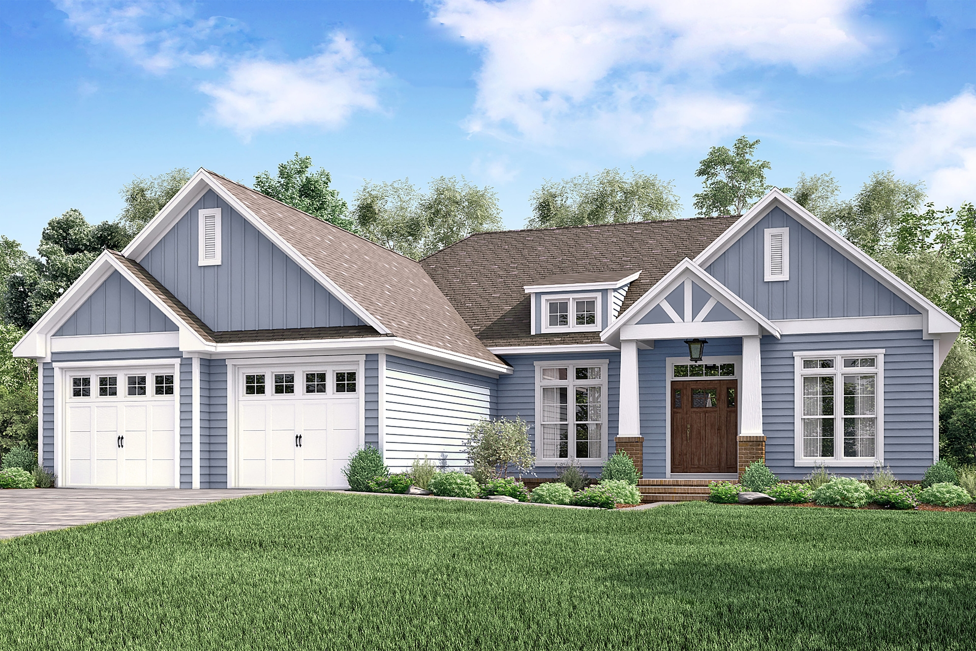 3-Bedroom, 2275 Sq Ft Craftsman House - Plan #142-1179 - Front Exterior
