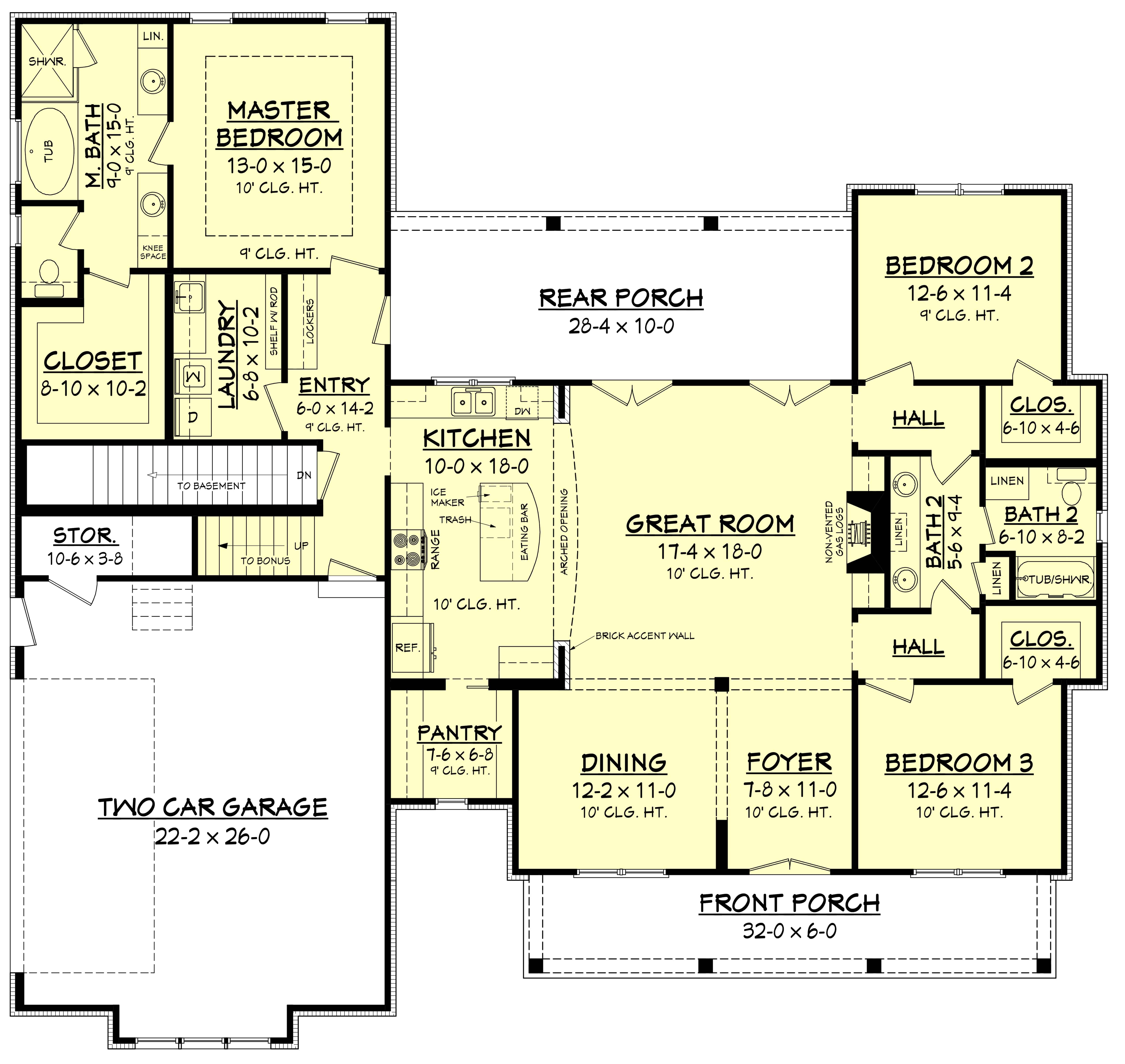 Basement Option Stair Location