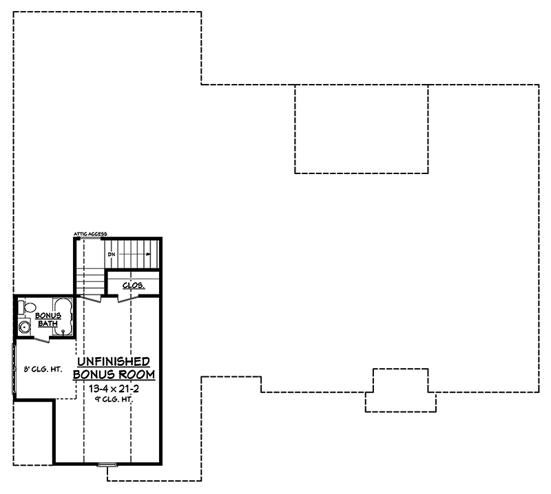 Floor Plan Bonus Room