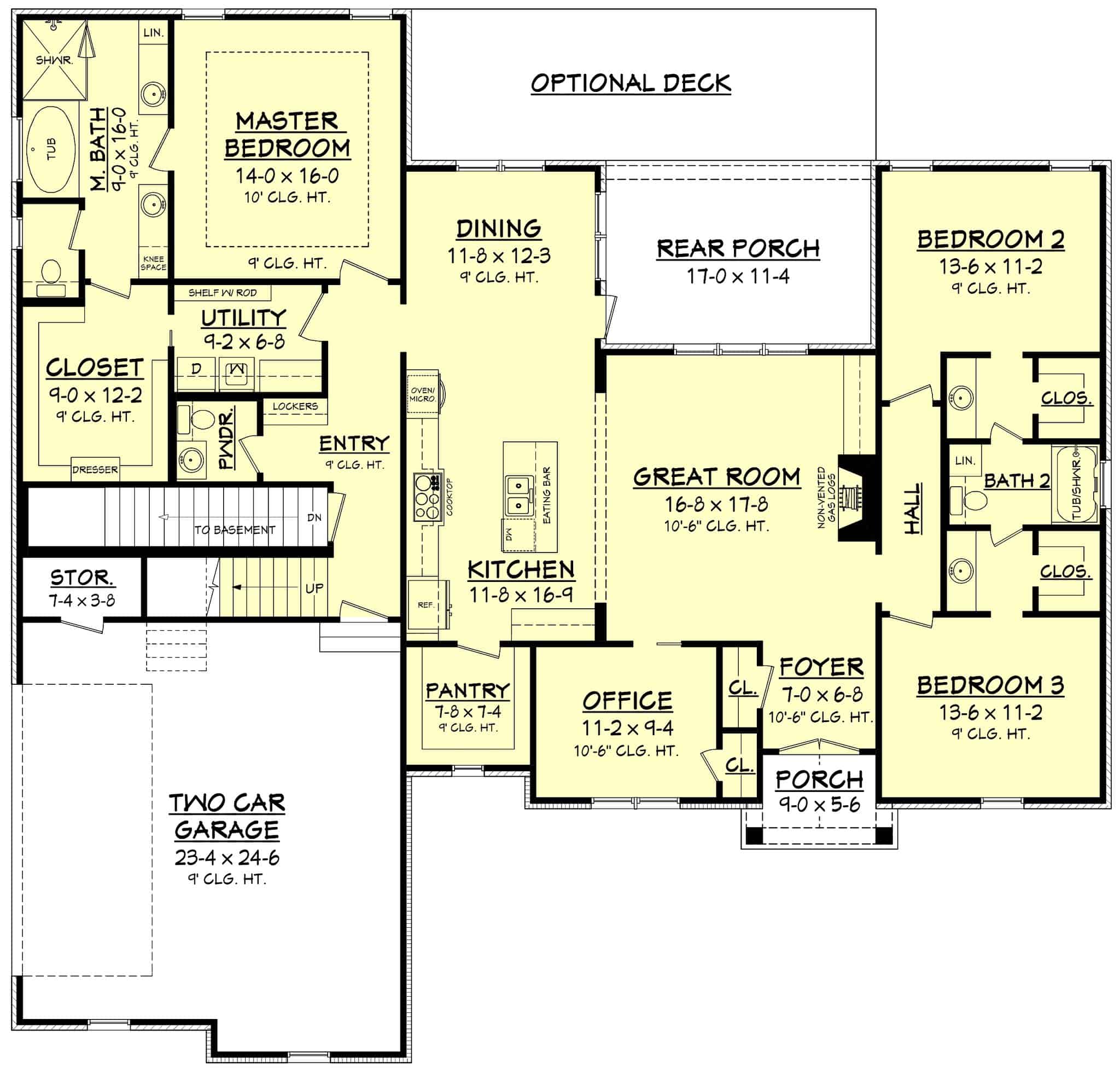 Basement Option Stair Location