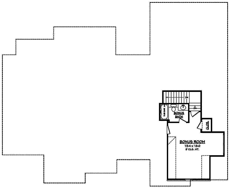 Floor Plan Bonus Room