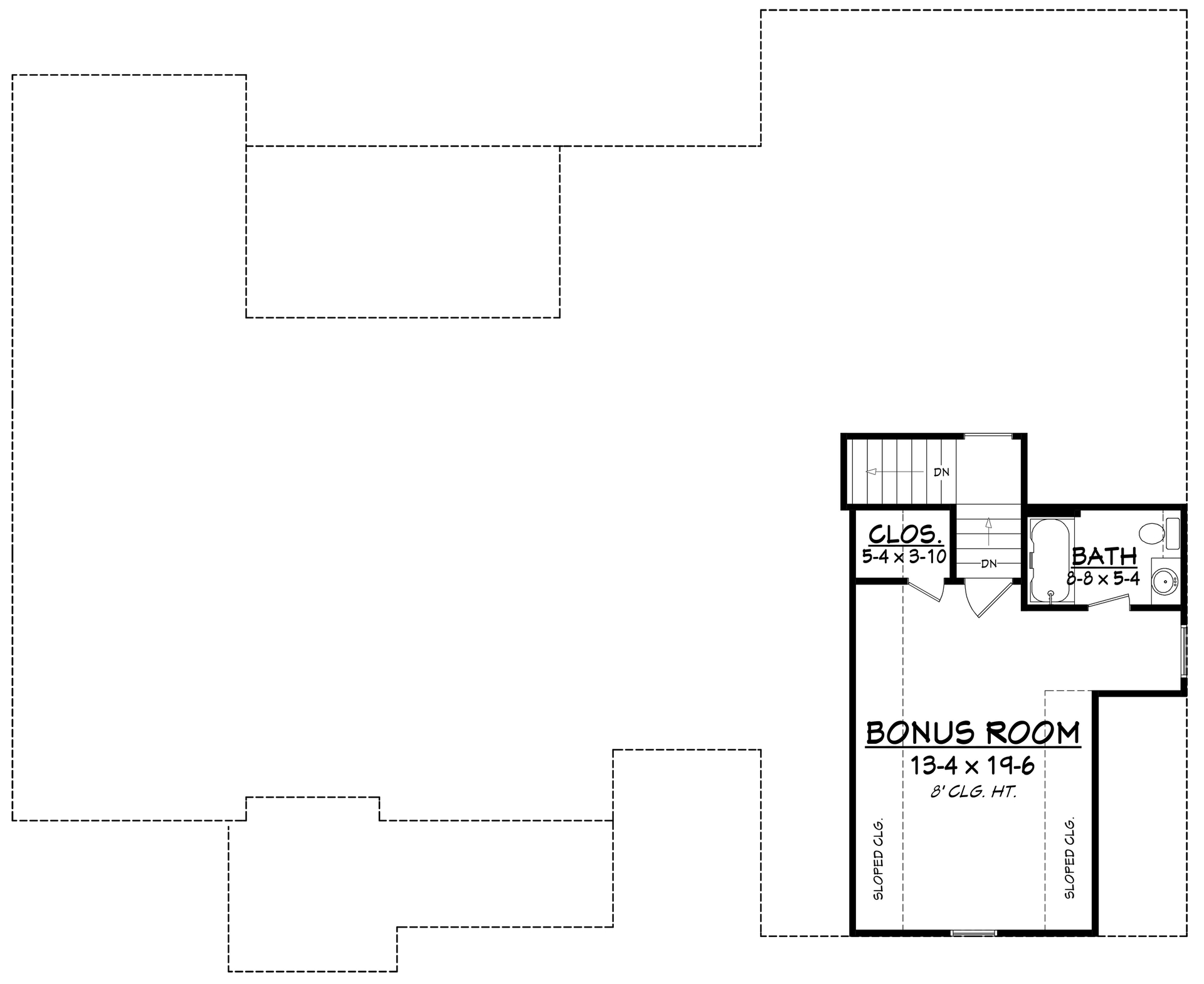 Floor Plan Bonus Room