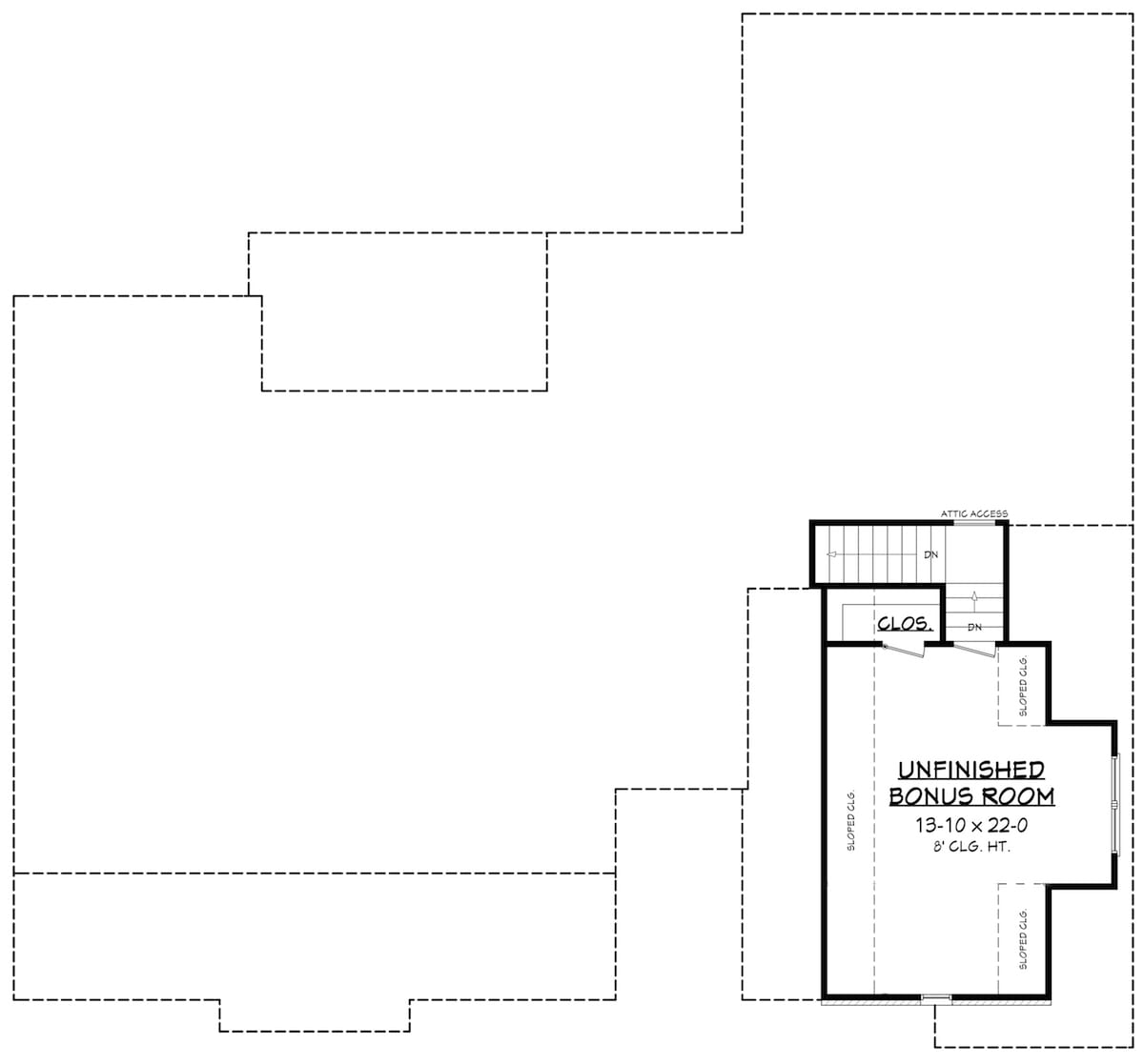 Floor Plan Bonus Room