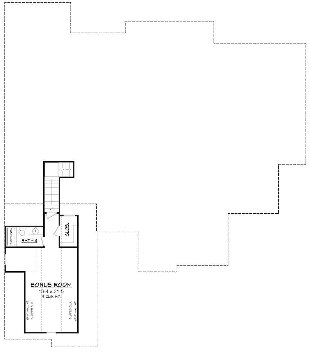 Floor Plan Bonus Room