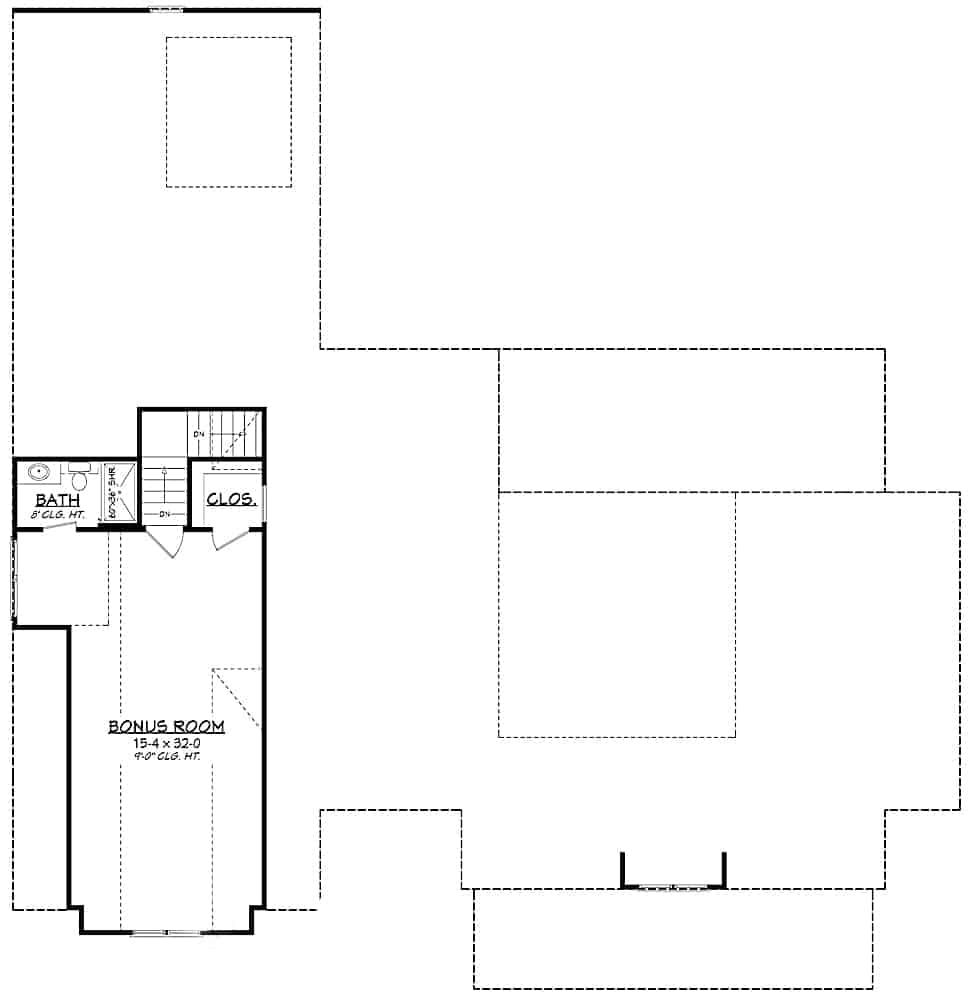 Floor Plan Bonus Room