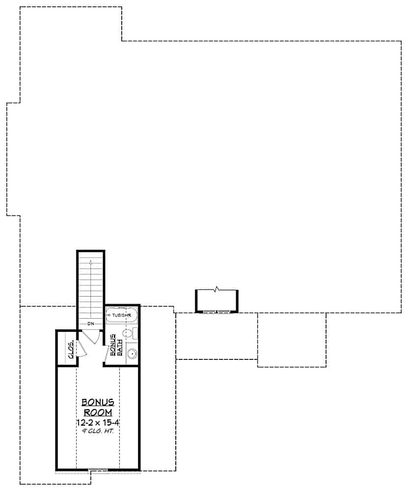 Floor Plan Bonus Room