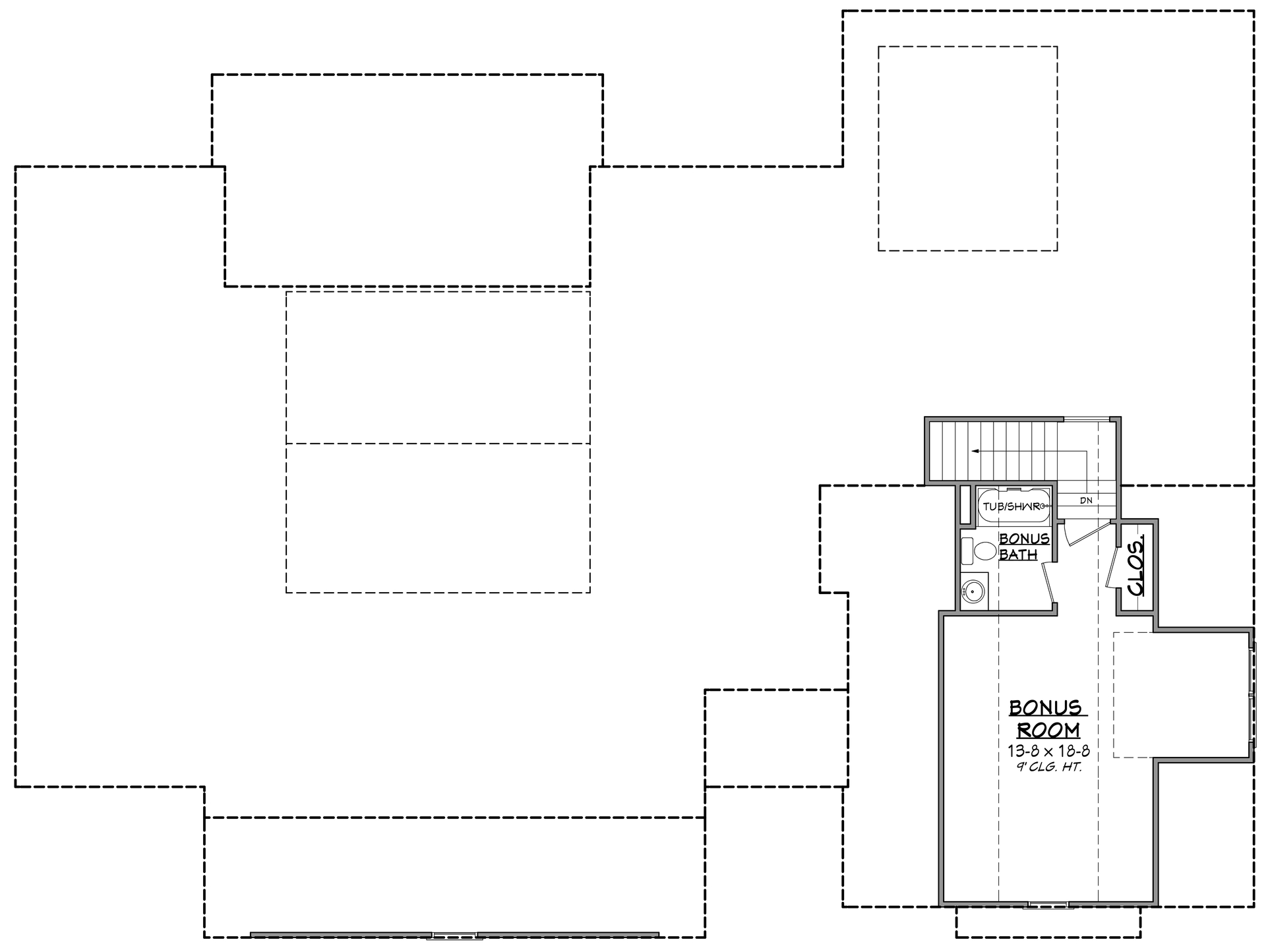Floor Plan Bonus Room