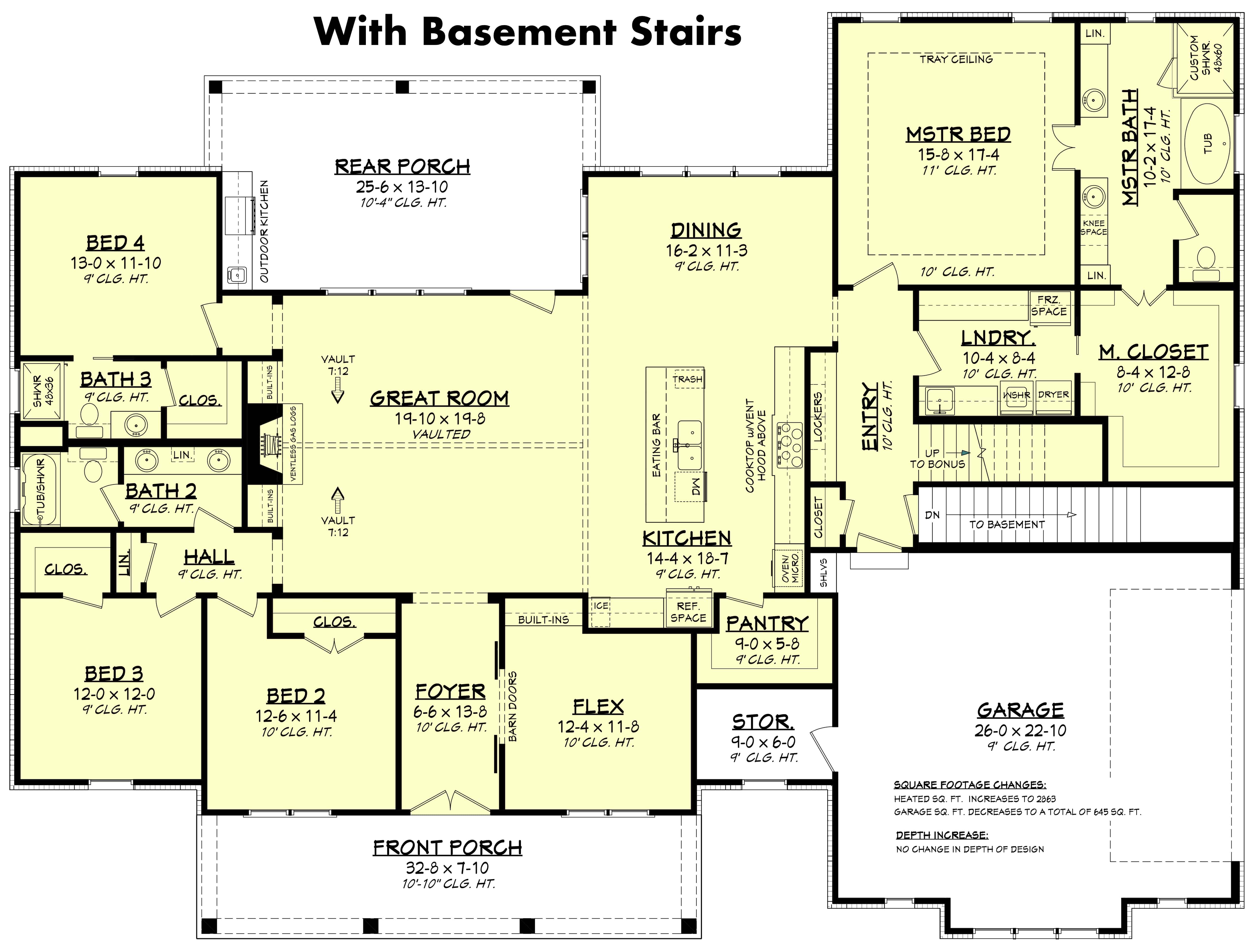 Basement Option Stair Location