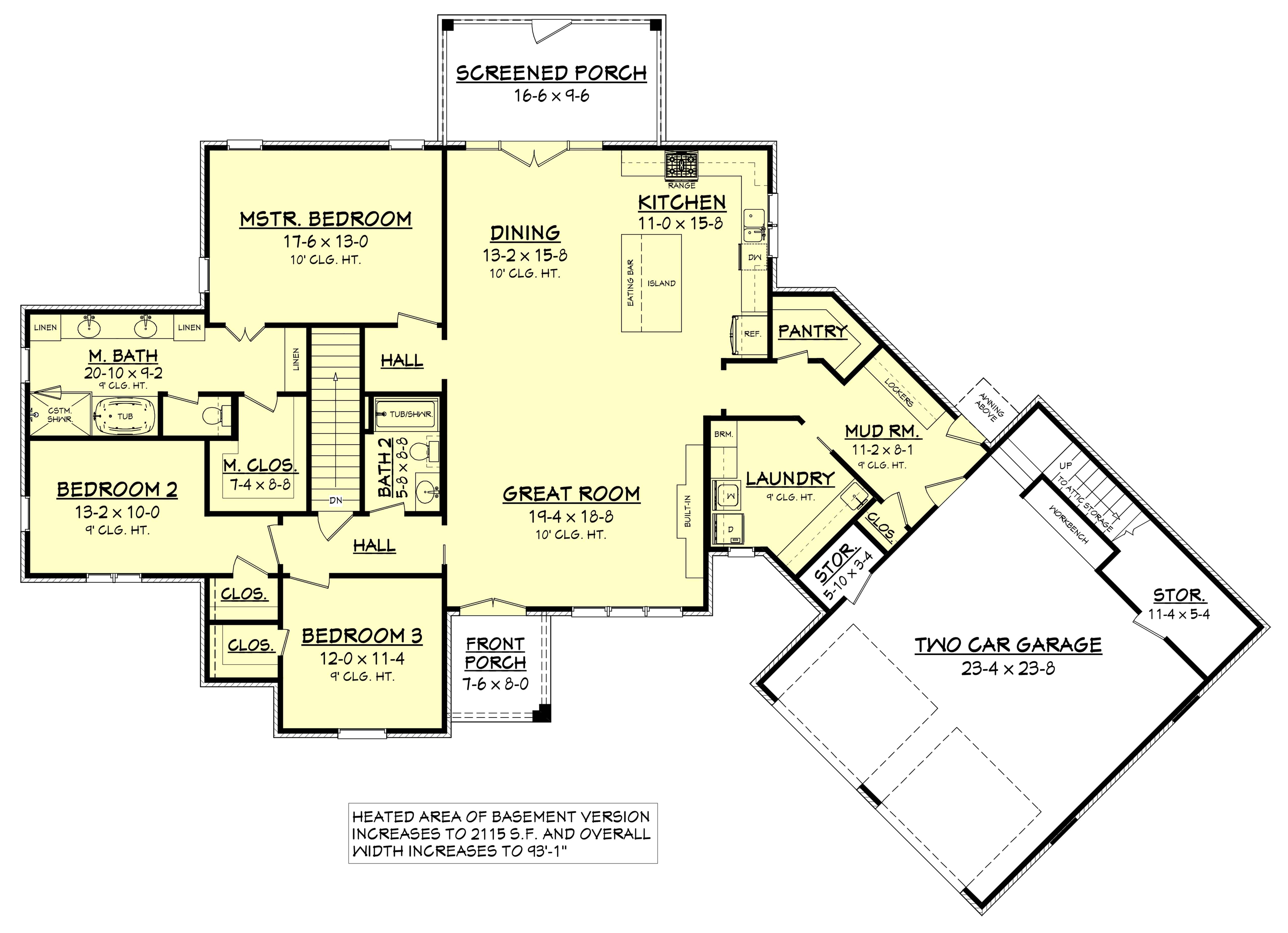 Basement Option Stair Location