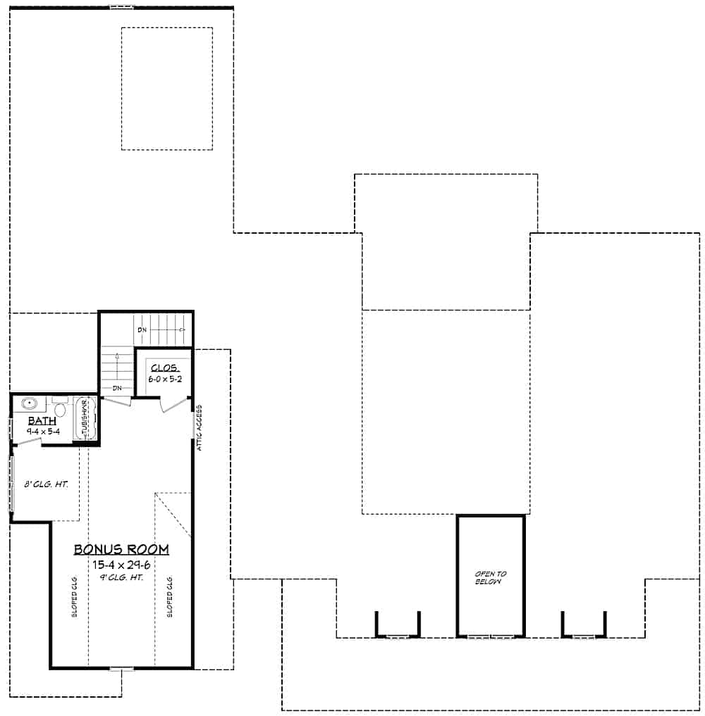 Floor Plan Bonus Room