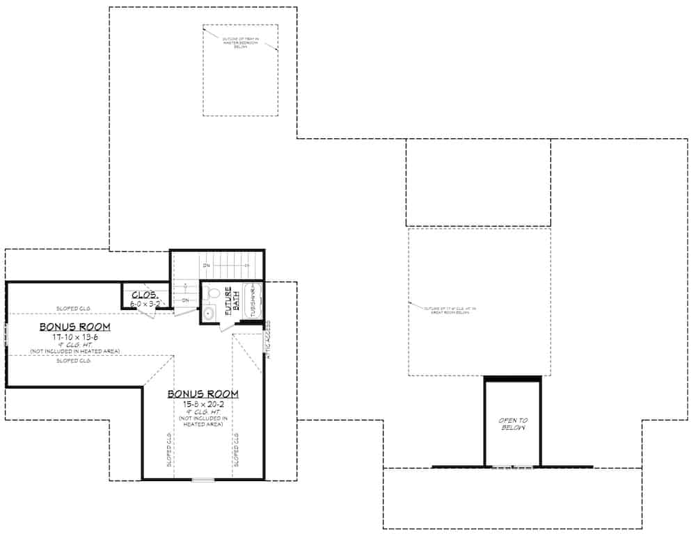 Floor Plan Bonus Room