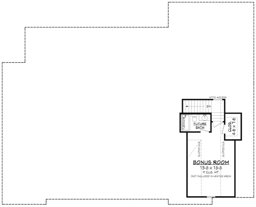 Floor Plan Bonus Room