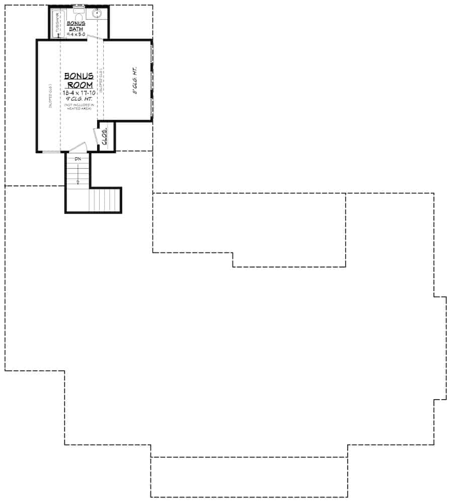 Floor Plan Bonus Room