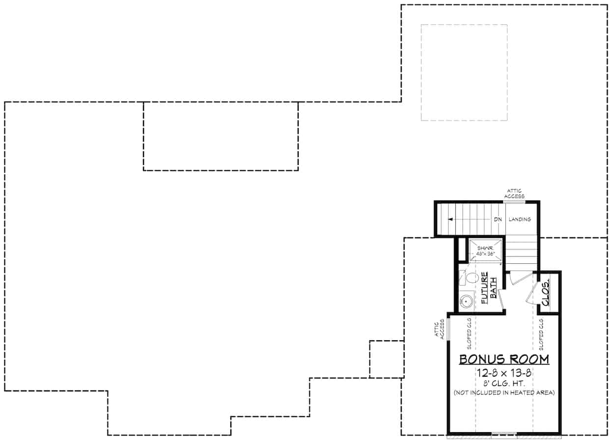 Floor Plan Bonus Room