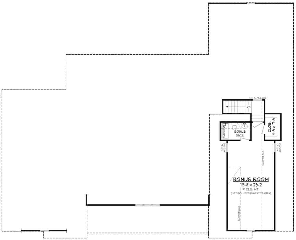 Floor Plan Bonus Room