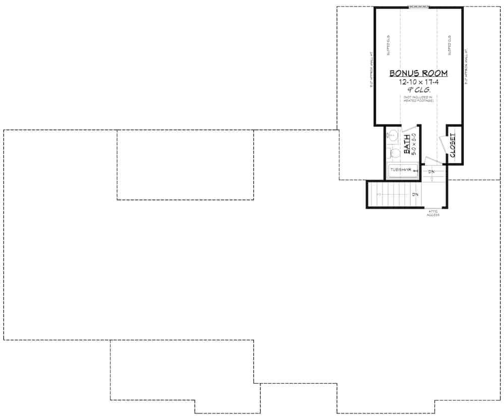Floor Plan Bonus Room