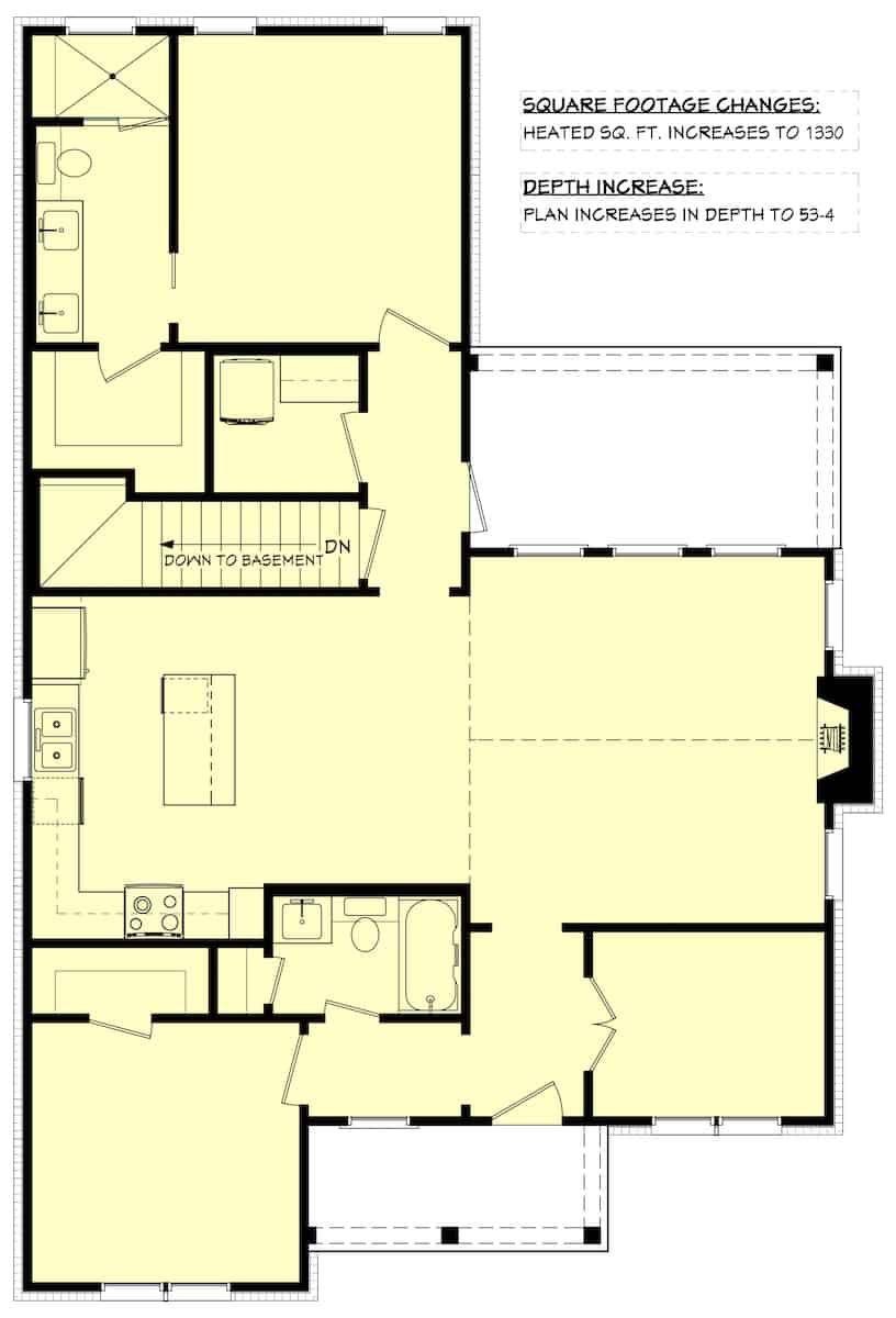 Basement Option Stair Location