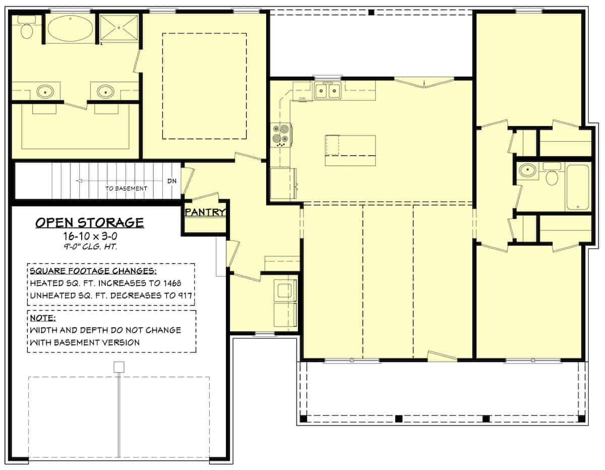 Basement Option Stair Location