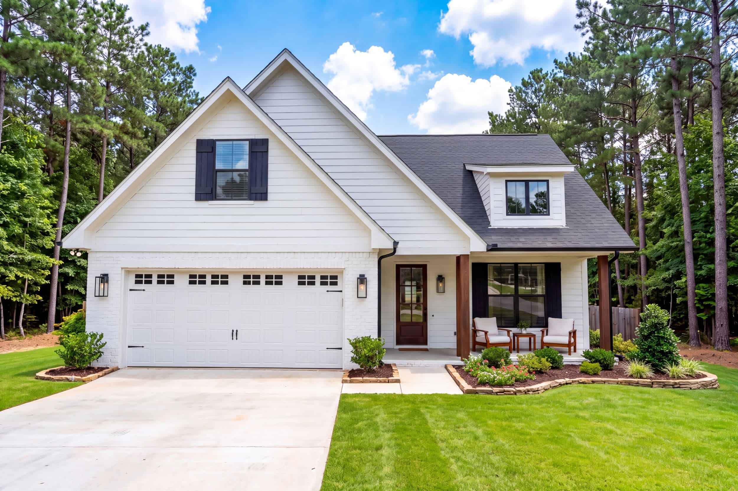4-Bedroom, 2004 Sq Ft Farmhouse Home Plan - 142-1457 - Main Exterior