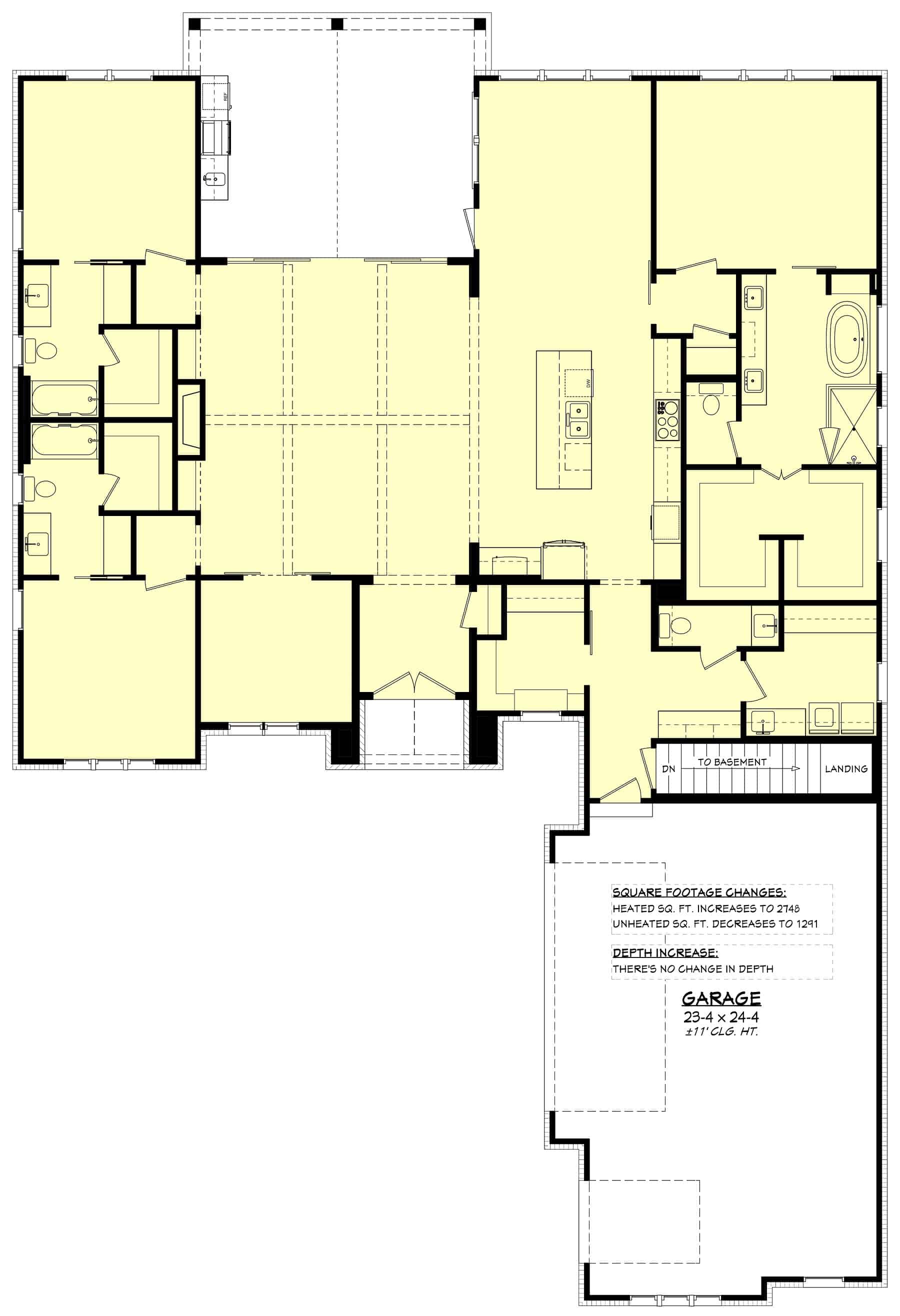 Basement Option Stair Location