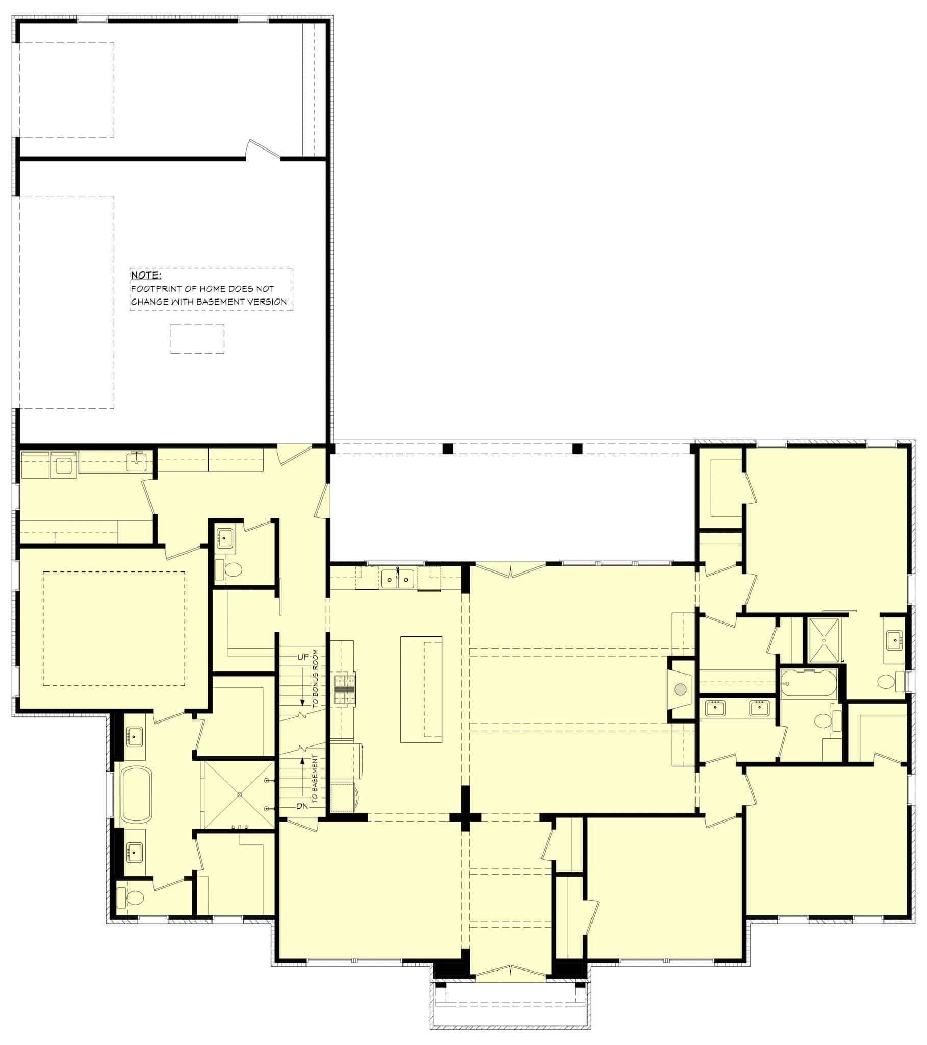 Basement Option Stair Location